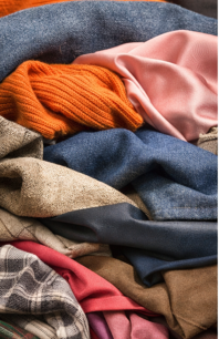 fabric stock by the kilo for fabric stores and haberdashery shops
